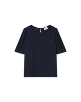 Grace & Mila - Blouse SHINE - Navy - Boutique Adam & Eve marque canadienne, marque québécoise