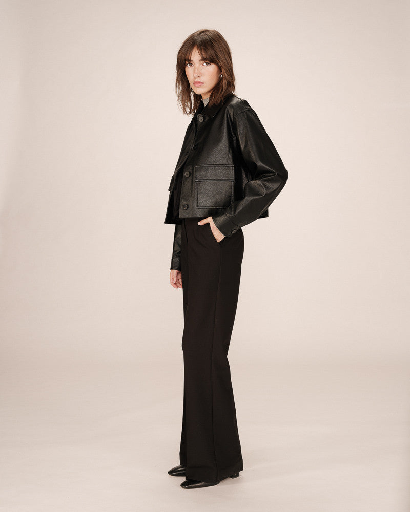 Grace &amp; Mila Pants SINGER - Black - Boutique Adam &amp; Eve marque canadienne, marque québécoise
