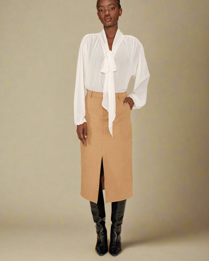 Grace &amp; Mila - Skirt SORRY - Boutique Adam &amp; Eve marque canadienne, marque québécoise