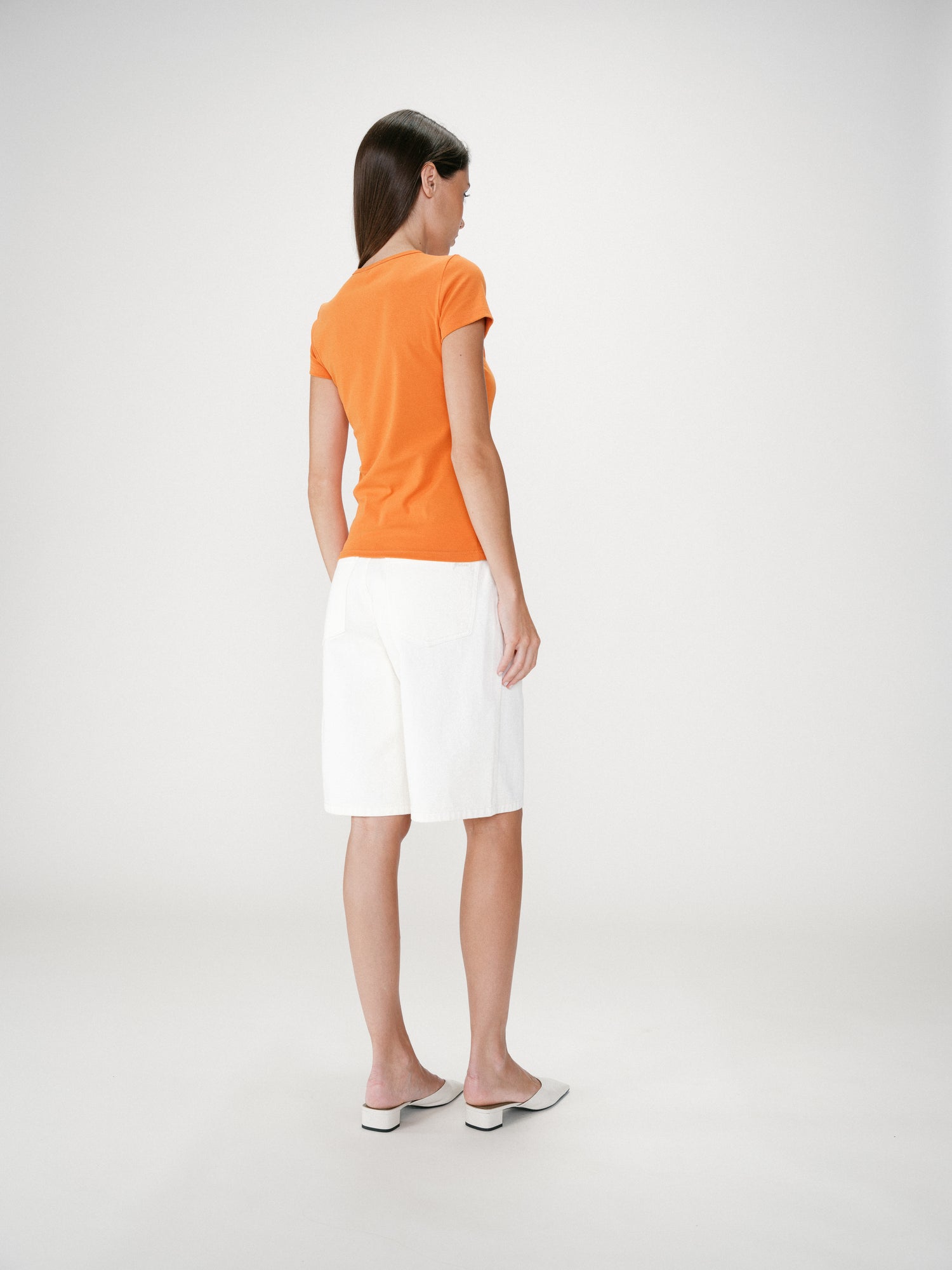 Grace &amp; Mila T-shirt WRENLEY - Orange - Boutique Adam &amp; Eve marque canadienne, marque québécoise