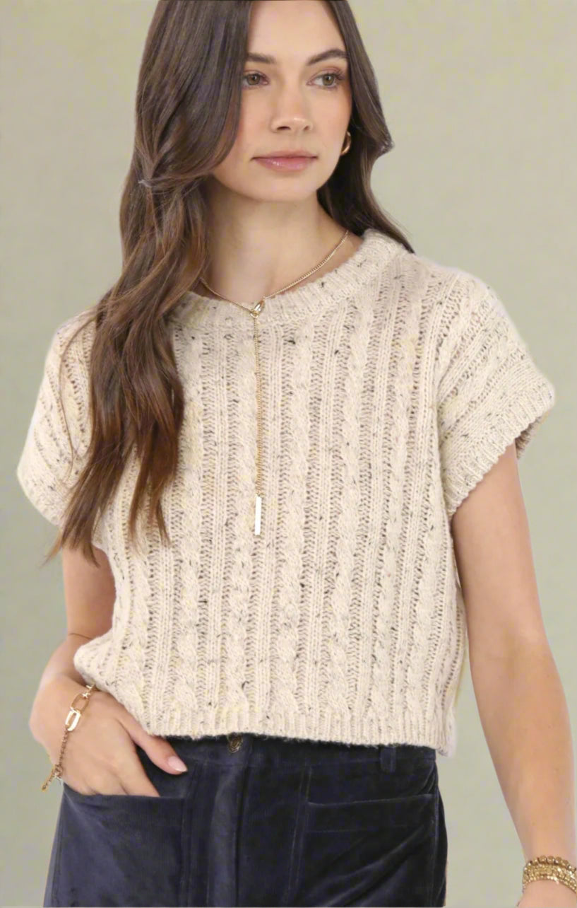 Sadie &amp; Sage Top EFFORTLESS - Boutique Adam &amp; Eve marque canadienne, marque québécoise