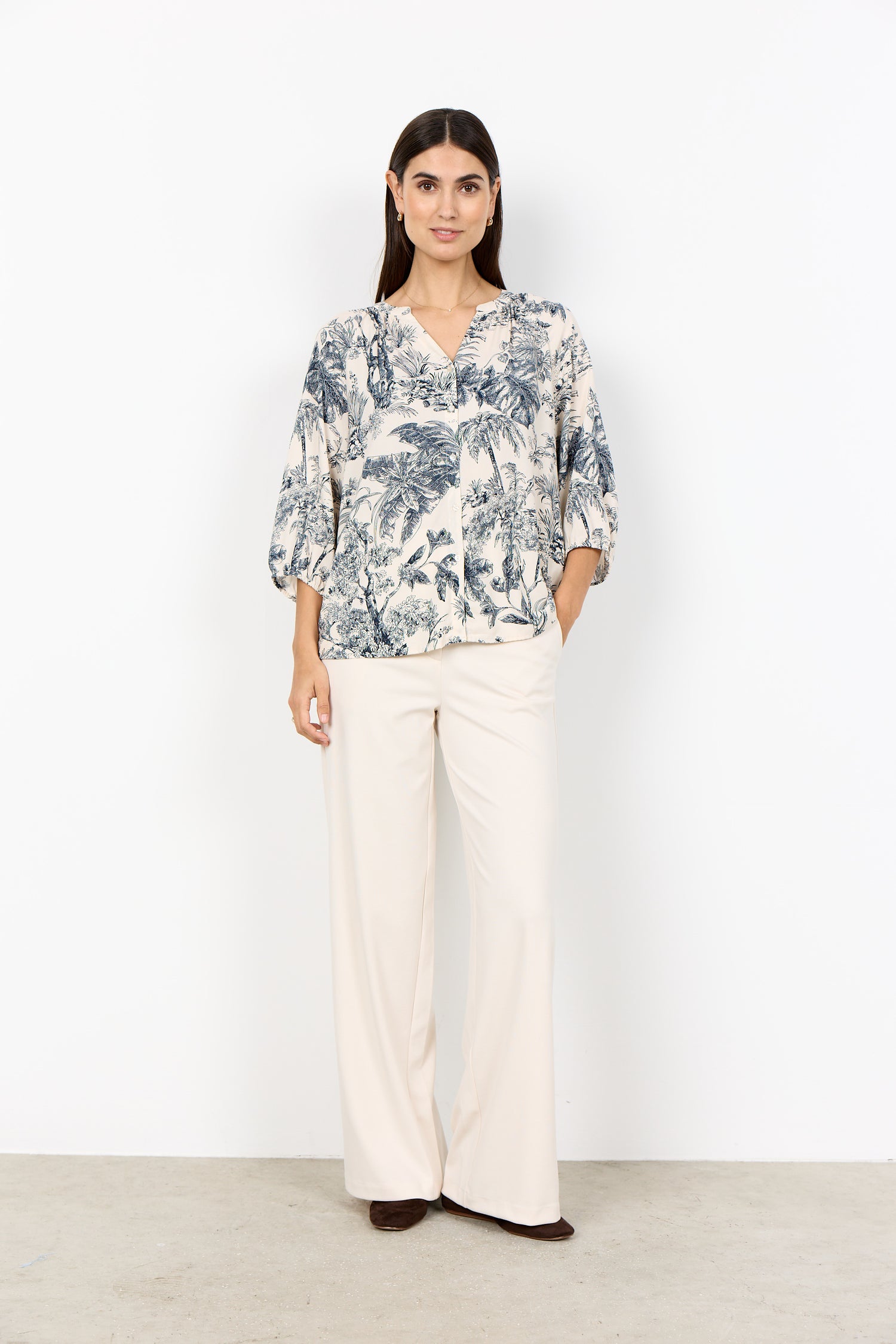 Soya concept - Blouse CARLI 2 - Boutique Adam &amp; Eve marque canadienne, marque québécoise