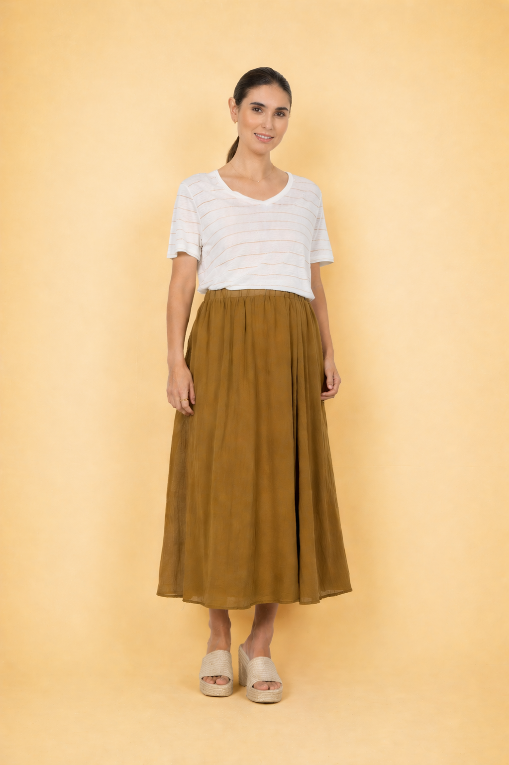 Soya concept - Skirt FABIANA 4 - Boutique Adam &amp; Eve marque canadienne, marque québécoise