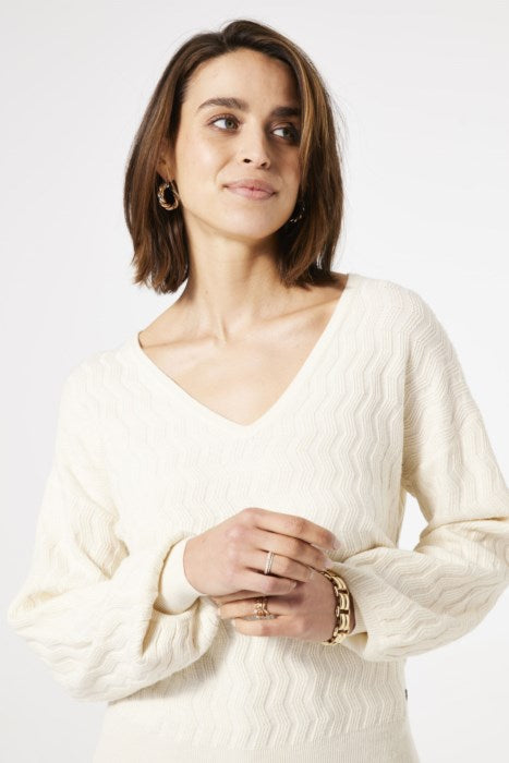 Garcia Sweater T40243-Off white