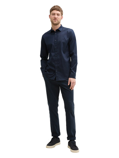 Tom Tailor Shirt 1045087 - Navy - Boutique Adam &amp; Eve marque canadienne, marque québécoise