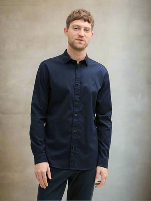 Tom Tailor Shirt 1045087 - Navy - Boutique Adam & Eve marque canadienne, marque québécoise