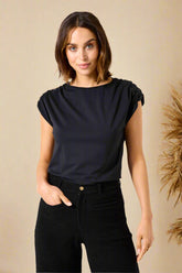 Garcia T-shirt B50006 - Black - Boutique Adam & Eve marque canadienne, marque québécoise