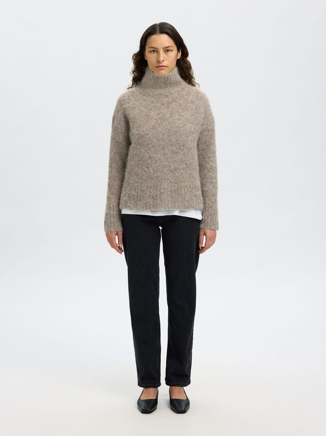 Selected Sweater GABRIELA - Taupe