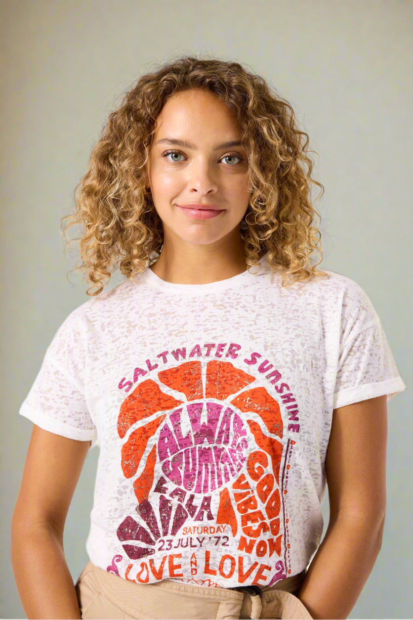 Garcia T-shirt c50201 - White - Boutique Adam &amp; Eve marque canadienne, marque québécoise