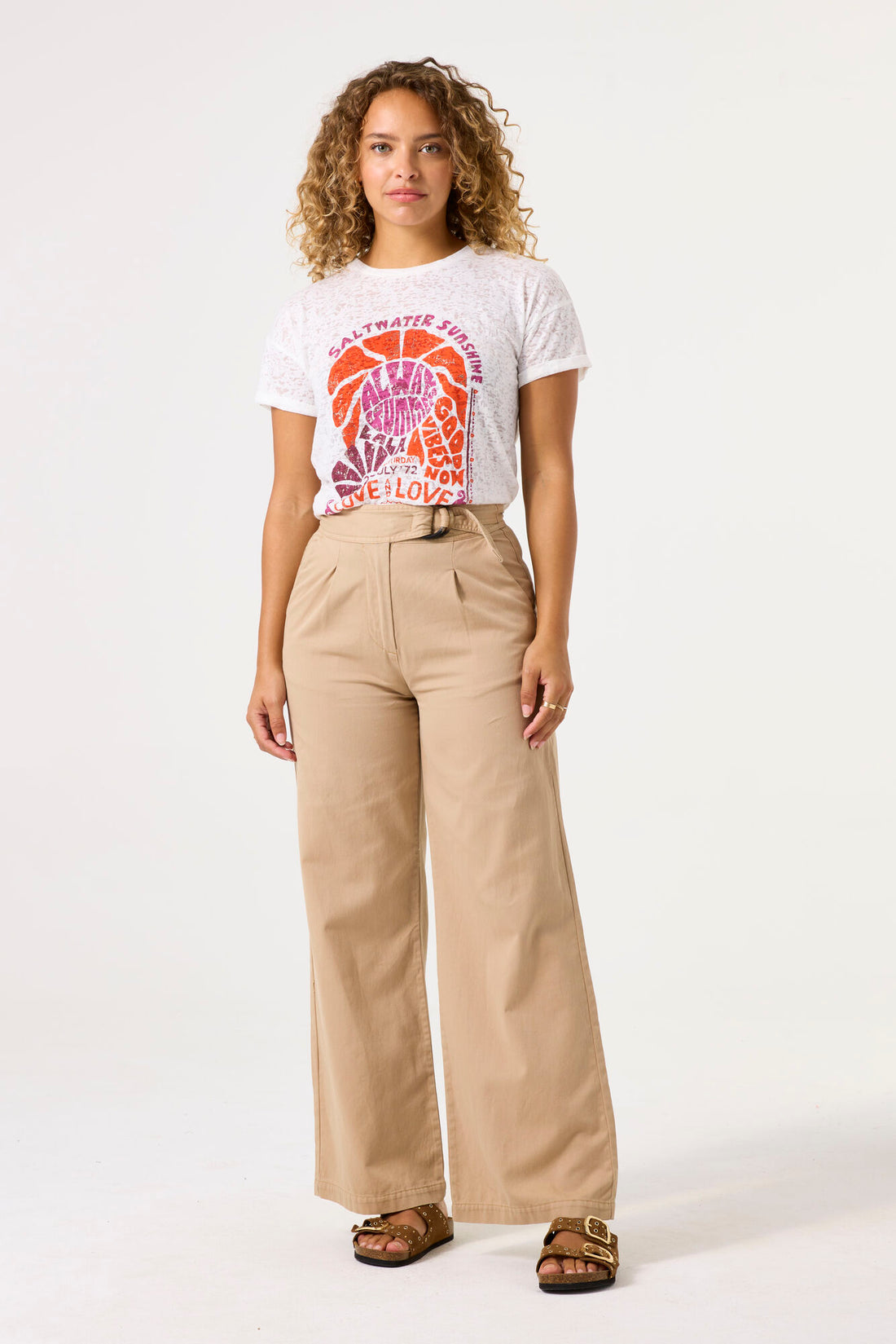 Garcia T-shirt c50201 - White - Boutique Adam &amp; Eve marque canadienne, marque québécoise