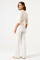 Garcia Top C50250 - Off white - Boutique Adam & Eve marque canadienne, marque québécoise