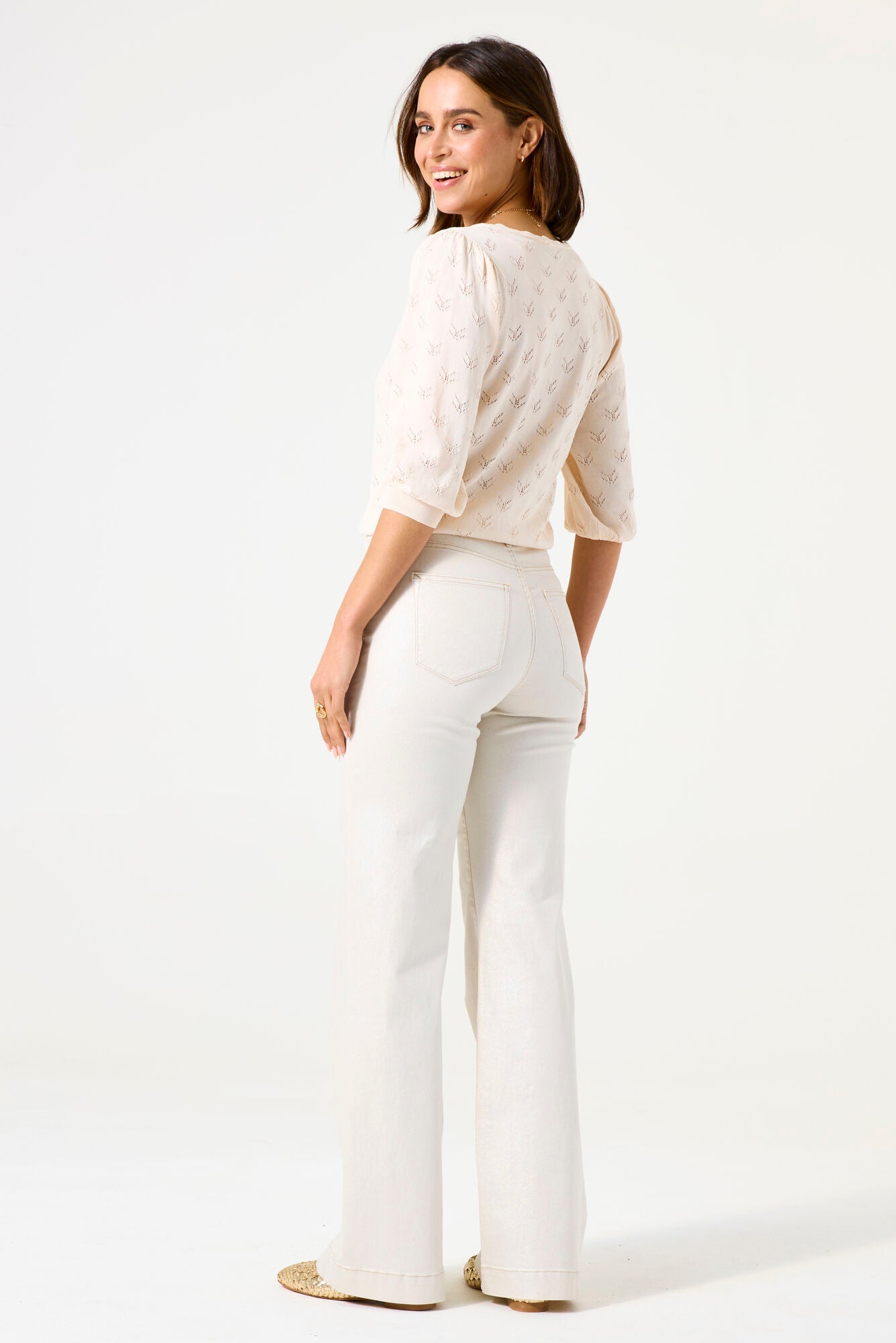 Garcia Top C50250 - Off white - Boutique Adam &amp; Eve marque canadienne, marque québécoise