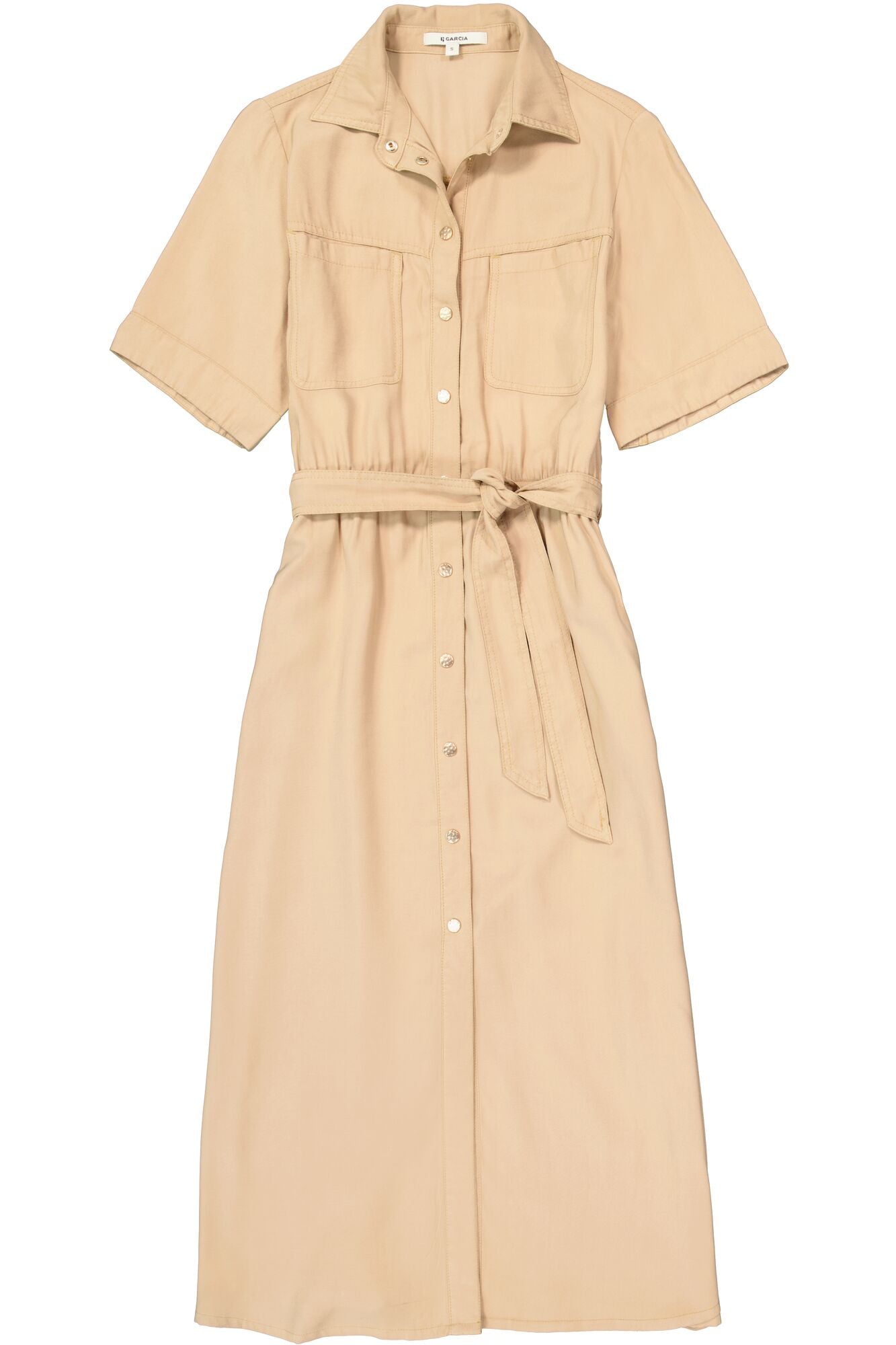 Garcia Dress C50287 - Sand - Boutique Adam &amp; Eve marque canadienne, marque québécoise
