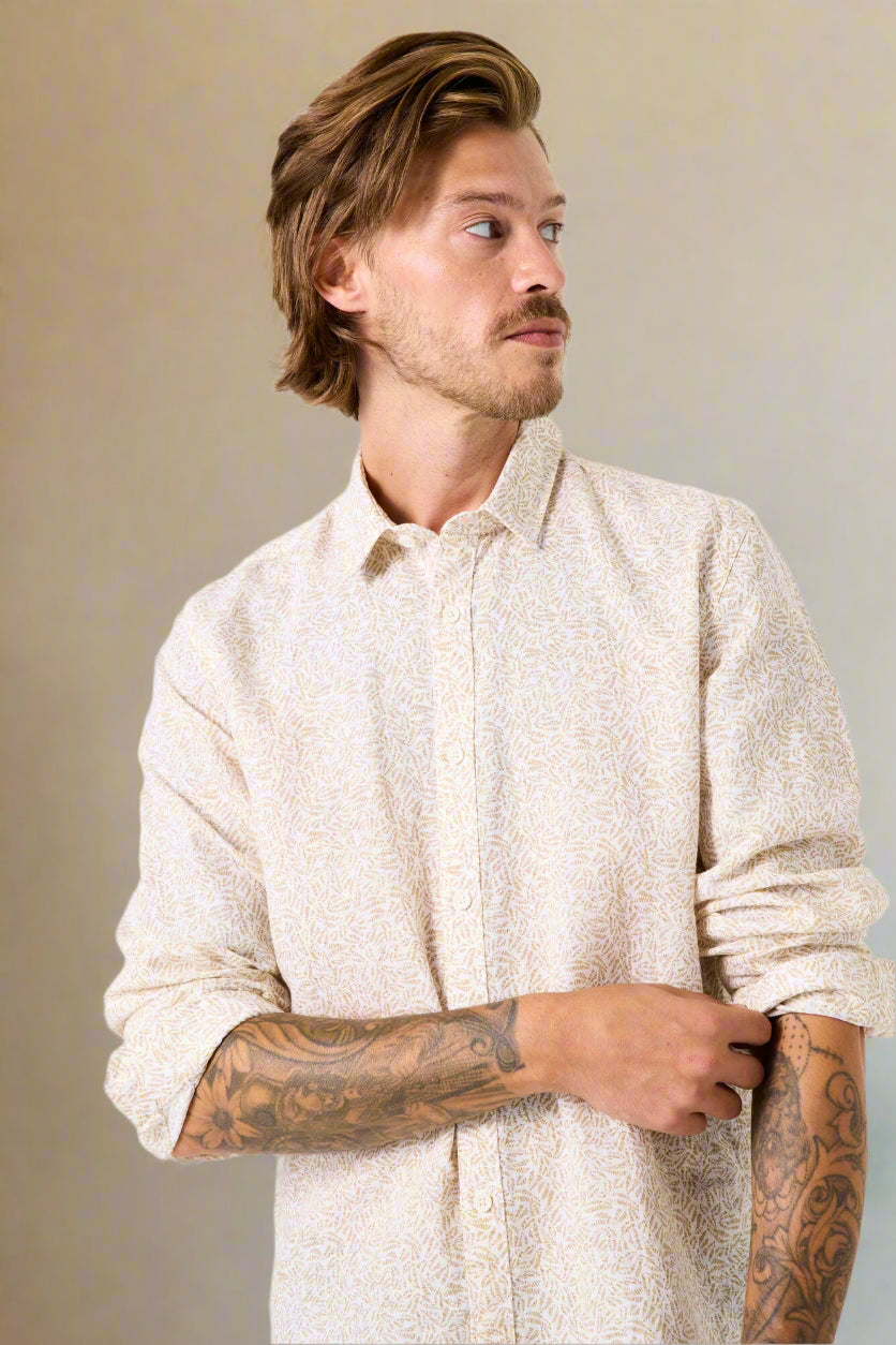 Garcia Shirt c51281 - Off white - Boutique Adam &amp; Eve marque canadienne, marque québécoise