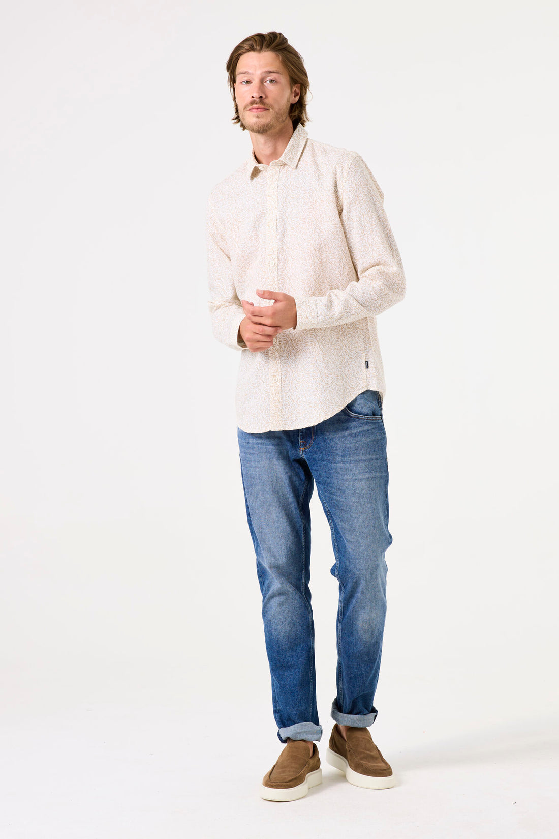 Garcia Shirt c51281 - Off white - Boutique Adam &amp; Eve marque canadienne, marque québécoise