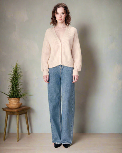 Grace &amp; Mila Cardigan NASTER-Offwhite