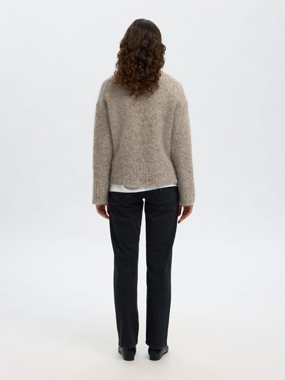 Selected Sweater GABRIELA - Taupe
