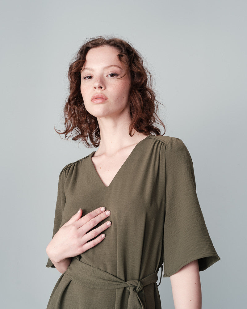 Grace &amp; Mila Dress NIA-Khaki