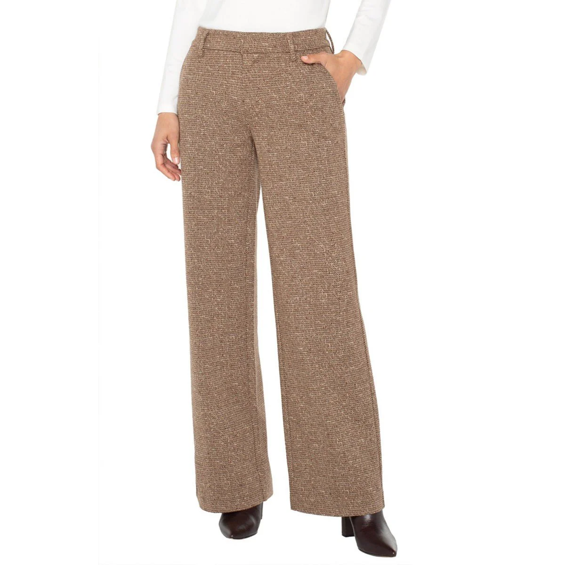Liverpool Pants kelsey-wide leg - Boutique Adam &amp; Eve marque canadienne, marque québécoise