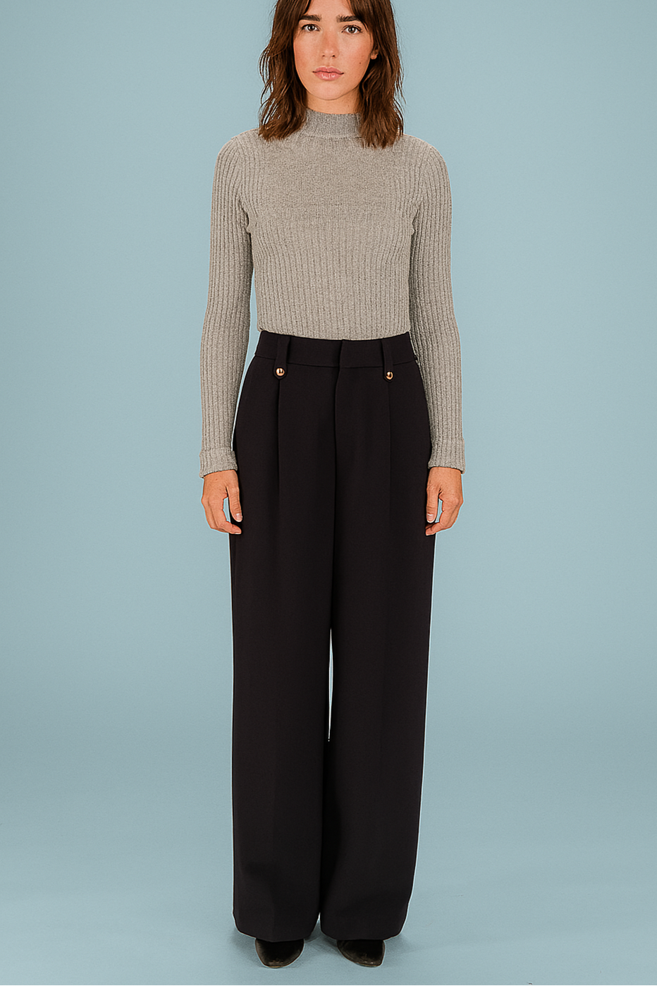 Grace &amp; Mila Pants SEPTIME - Navy - Boutique Adam &amp; Eve marque canadienne, marque québécoise
