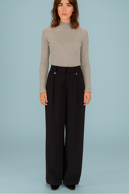 Grace &amp; Mila Pants SEPTIME - Navy - Boutique Adam &amp; Eve marque canadienne, marque québécoise