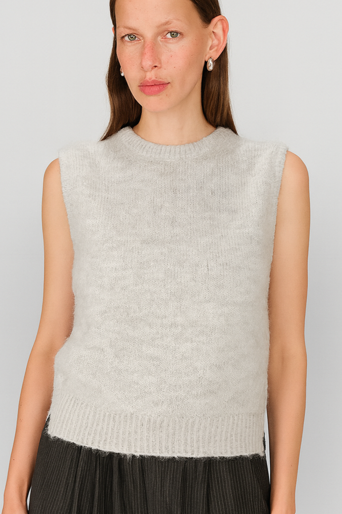 Grace &amp; Mila - Sweater SAY - Grey - Boutique Adam &amp; Eve marque canadienne, marque québécoise