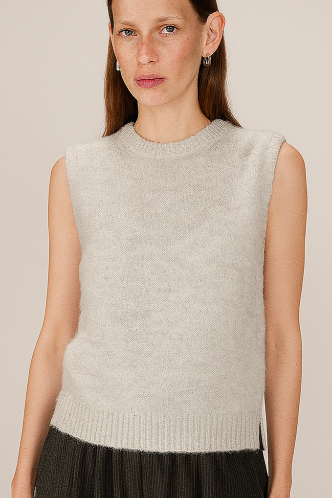 Grace &amp; Mila - Sweater SAY - Grey - Boutique Adam &amp; Eve marque canadienne, marque québécoise