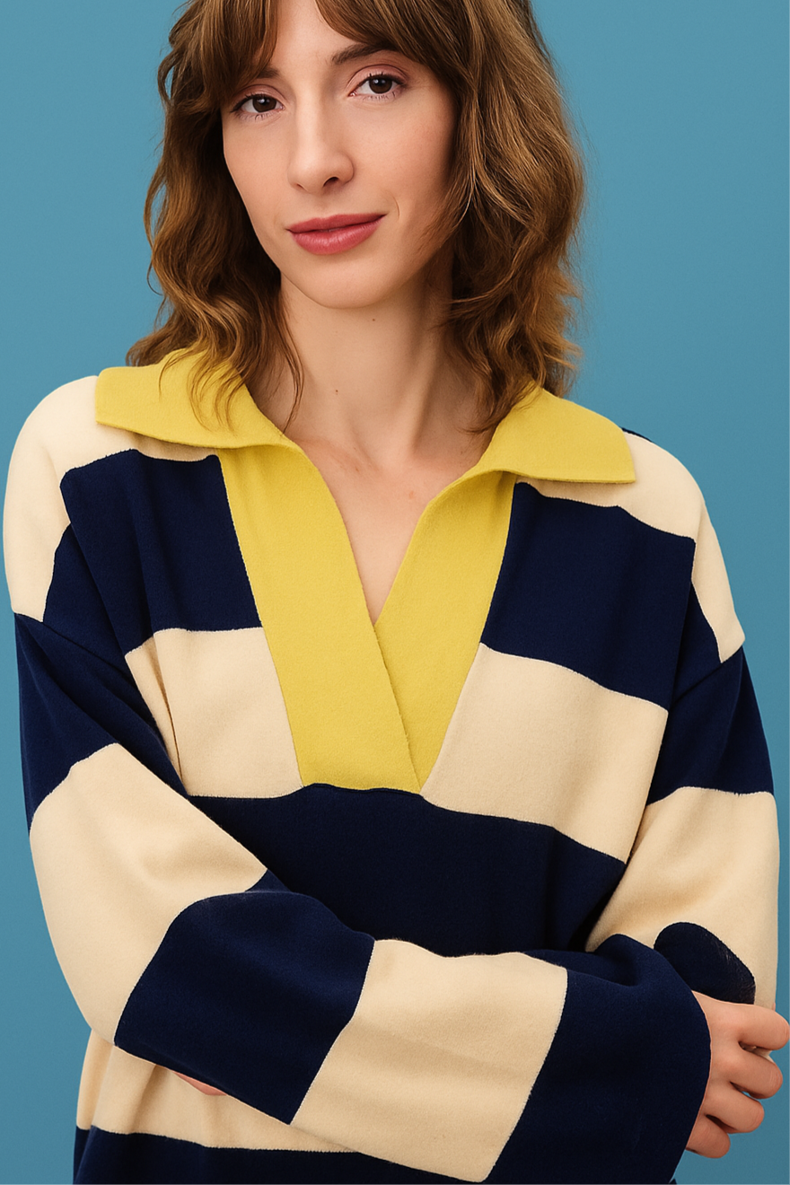 French Sweater chm25778 - Boutique Adam &amp; Eve marque canadienne, marque québécoise