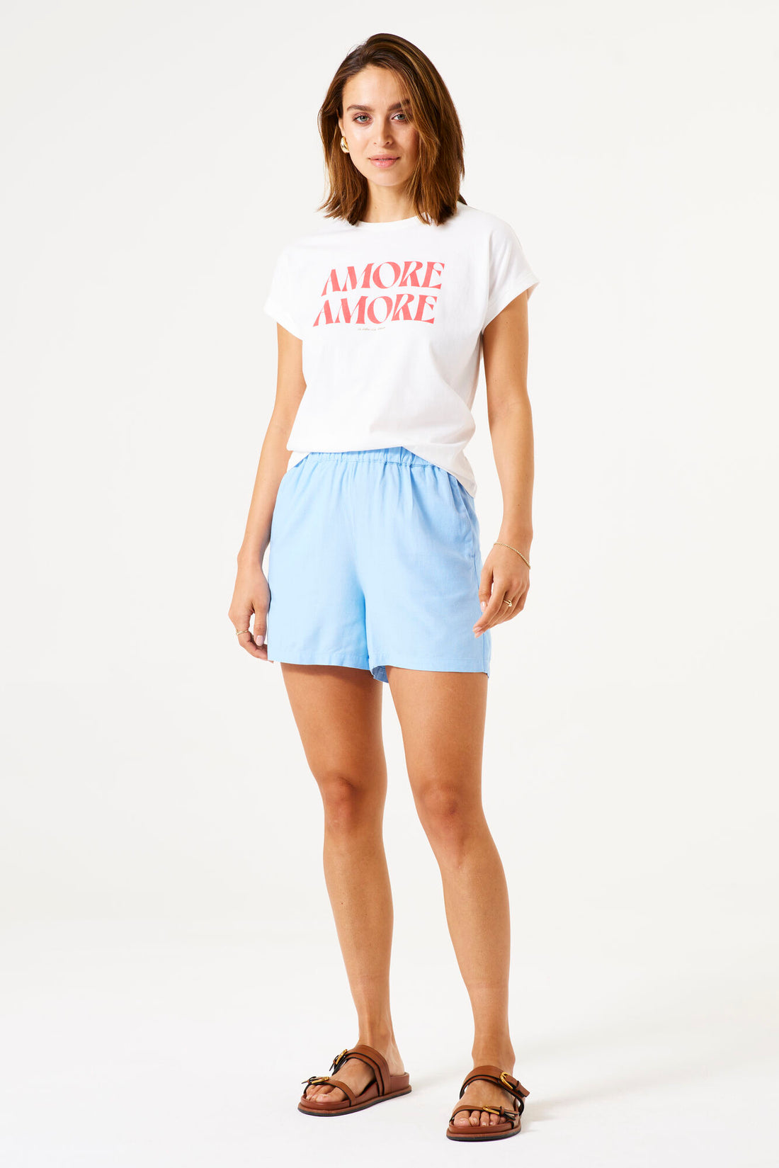 Garcia T-shirt e50201 - White - Boutique Adam &amp; Eve marque canadienne, marque québécoise