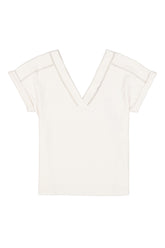 Garcia T-shirt e50204 - Off white - Boutique Adam & Eve marque canadienne, marque québécoise
