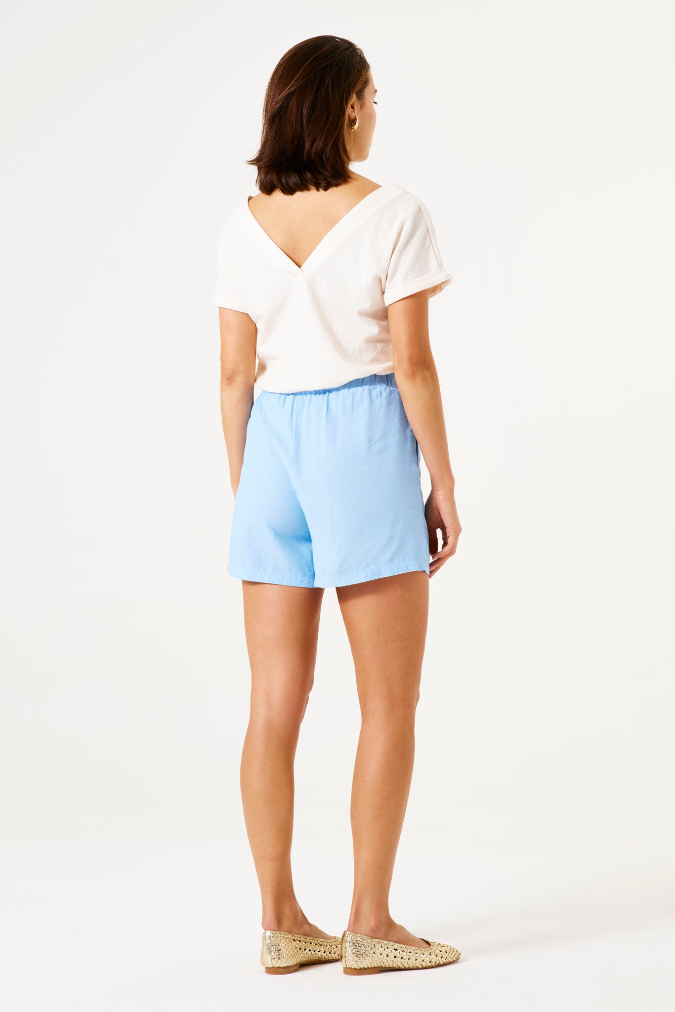 Garcia T-shirt e50204 - Off white - Boutique Adam &amp; Eve marque canadienne, marque québécoise
