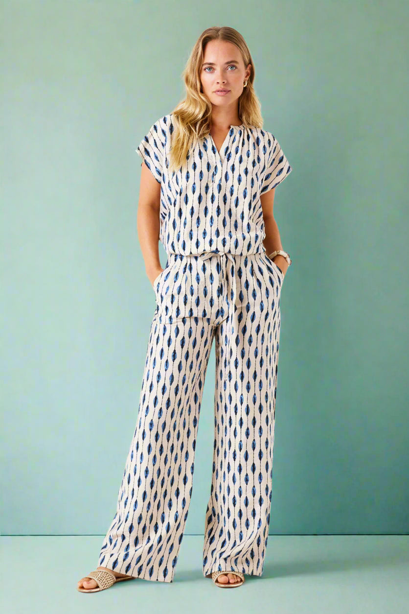Garcia- Pants e50314 - Blue - Boutique Adam &amp; Eve marque canadienne, marque québécoise