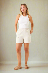 Garcia - Shorts e50344 - Off white - Boutique Adam & Eve marque canadienne, marque québécoise