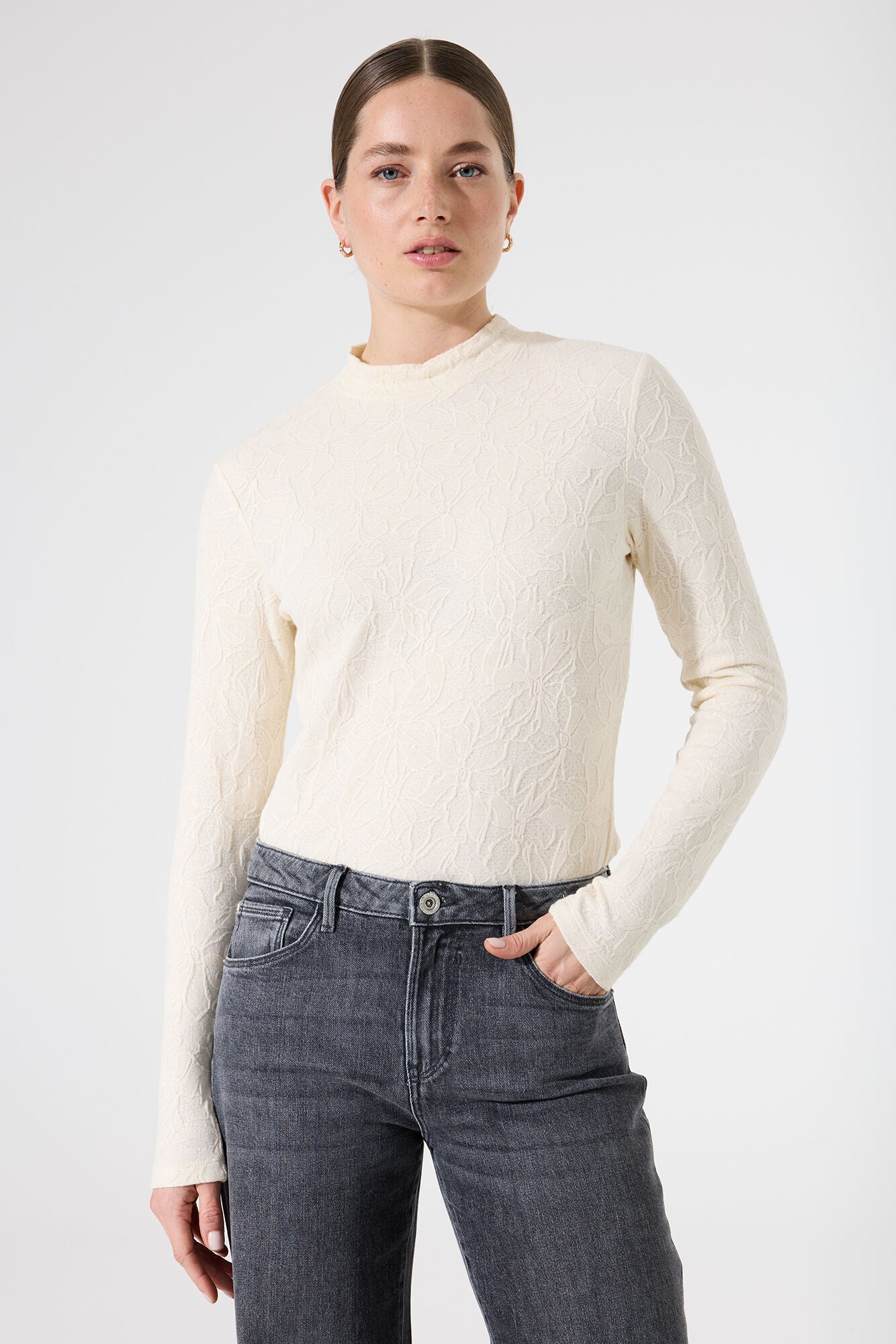 Garcia - Top - i50210 - Off white - Boutique Adam &amp; Eve marque canadienne, marque québécoise