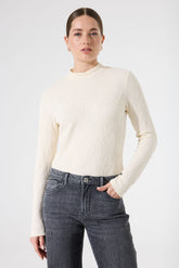 Garcia - Top - i50210 - Off white - Boutique Adam & Eve marque canadienne, marque québécoise