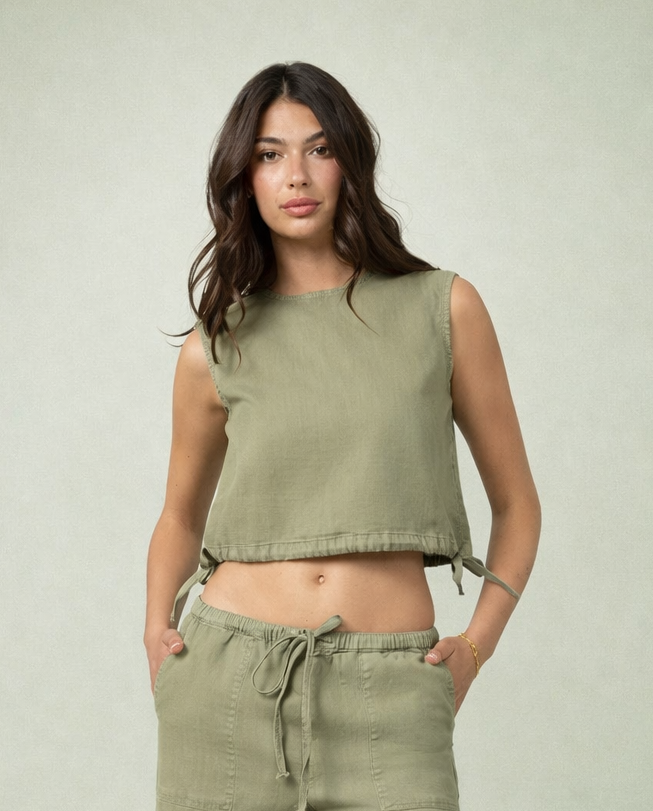 Lola Jeans Top LIEL - Boutique Adam &amp; Eve marque canadienne, marque québécoise