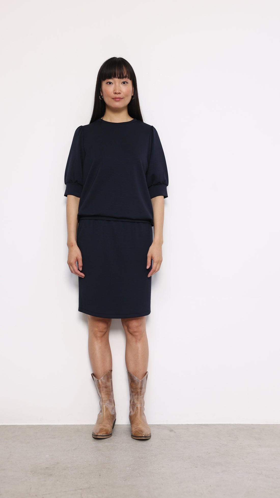 Soya Concept Sweater BANU 83 - Navy - Boutique Adam &amp; Eve marque canadienne, marque québécoise