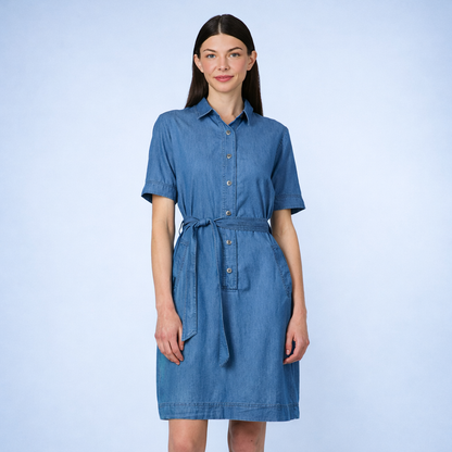 Ragwear Dress ROZYNA DENIM - Boutique Adam &amp; Eve marque canadienne, marque québécoise