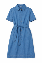Ragwear Dress ROZYNA DENIM - Boutique Adam & Eve marque canadienne, marque québécoise