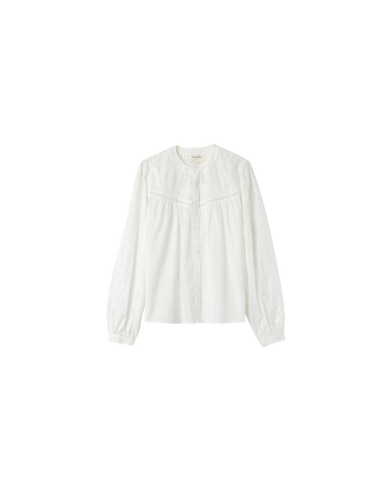 Grace & Mila Top NOLISA-White