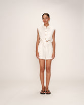 Grace & Mila - Blouse REGLISSE - Off white - Boutique Adam & Eve marque canadienne, marque québécoise
