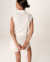 Grace & Mila - Blouse REGLISSE - Off white - Boutique Adam & Eve marque canadienne, marque québécoise