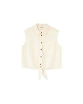 Grace & Mila - Blouse REGLISSE - Off white - Boutique Adam & Eve marque canadienne, marque québécoise