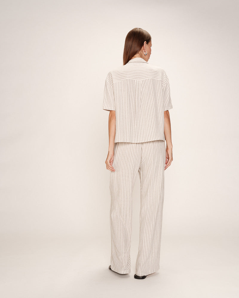 Grace &amp; Mila - Blouse RHUM - Off white - Boutique Adam &amp; Eve marque canadienne, marque québécoise