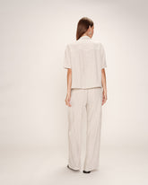 Grace & Mila - Blouse RHUM - Off white - Boutique Adam & Eve marque canadienne, marque québécoise