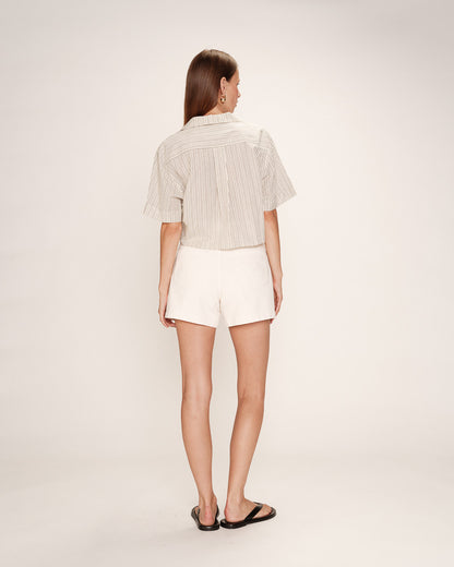 Grace &amp; Mila - Blouse RUTH - Off white - Boutique Adam &amp; Eve marque canadienne, marque québécoise
