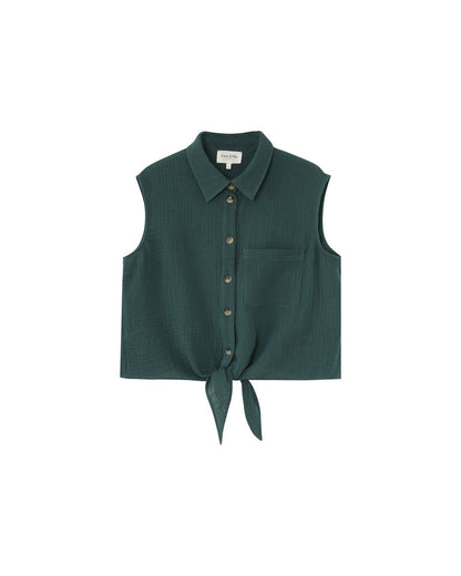 Grace &amp; Mila - Blouse REGLISSE - Green - Boutique Adam &amp; Eve marque canadienne, marque québécoise