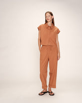 Grace & Mila - Blouse RISE - Terracotta - Boutique Adam & Eve marque canadienne, marque québécoise