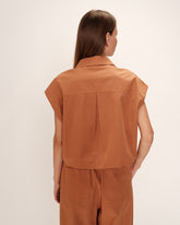 Grace & Mila - Blouse RISE - Terracotta - Boutique Adam & Eve marque canadienne, marque québécoise