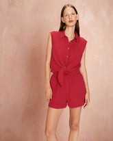Grace & Mila - Shorts RIO - Red - Boutique Adam & Eve marque canadienne, marque québécoise